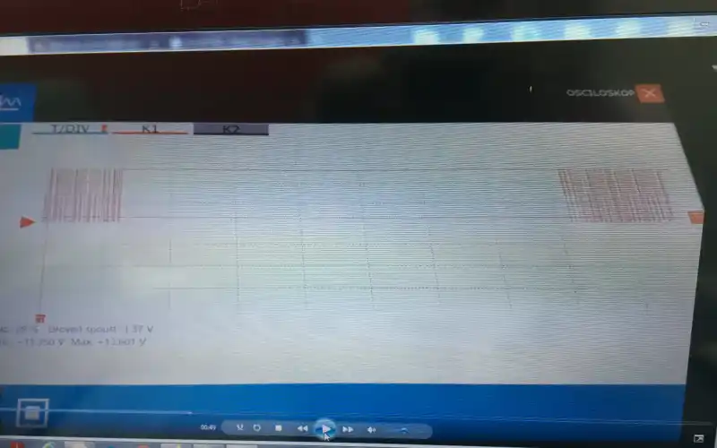 měření signálu osciloskopem 