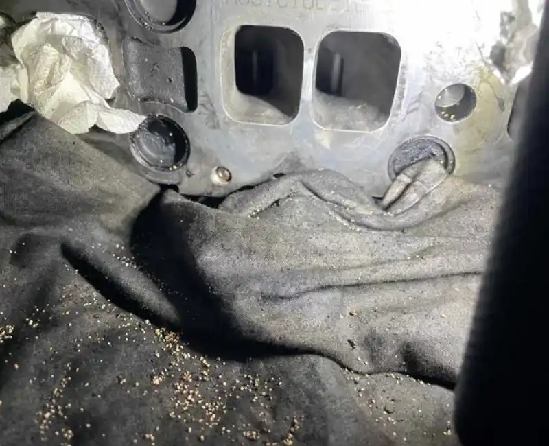 mb 220 cdi po tryskání abrazivem